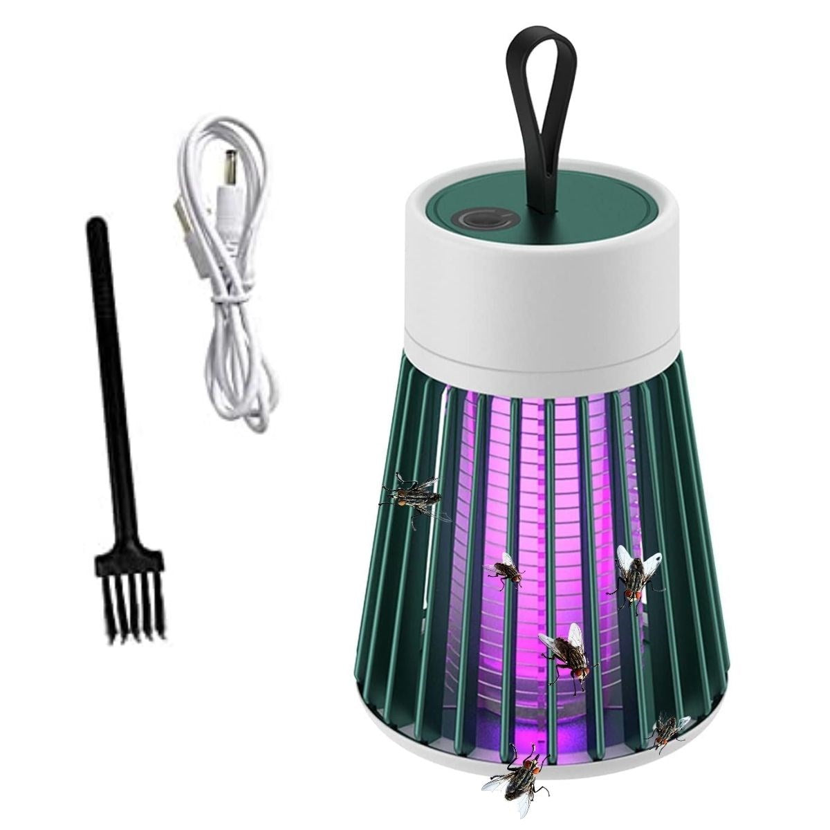 İç ve Dış Mekanlar İçin Şarjlı Sinek Öldürücü Sivrisinek Kovucu,UV Işıklı Sineksavar Taşınabilir Ge