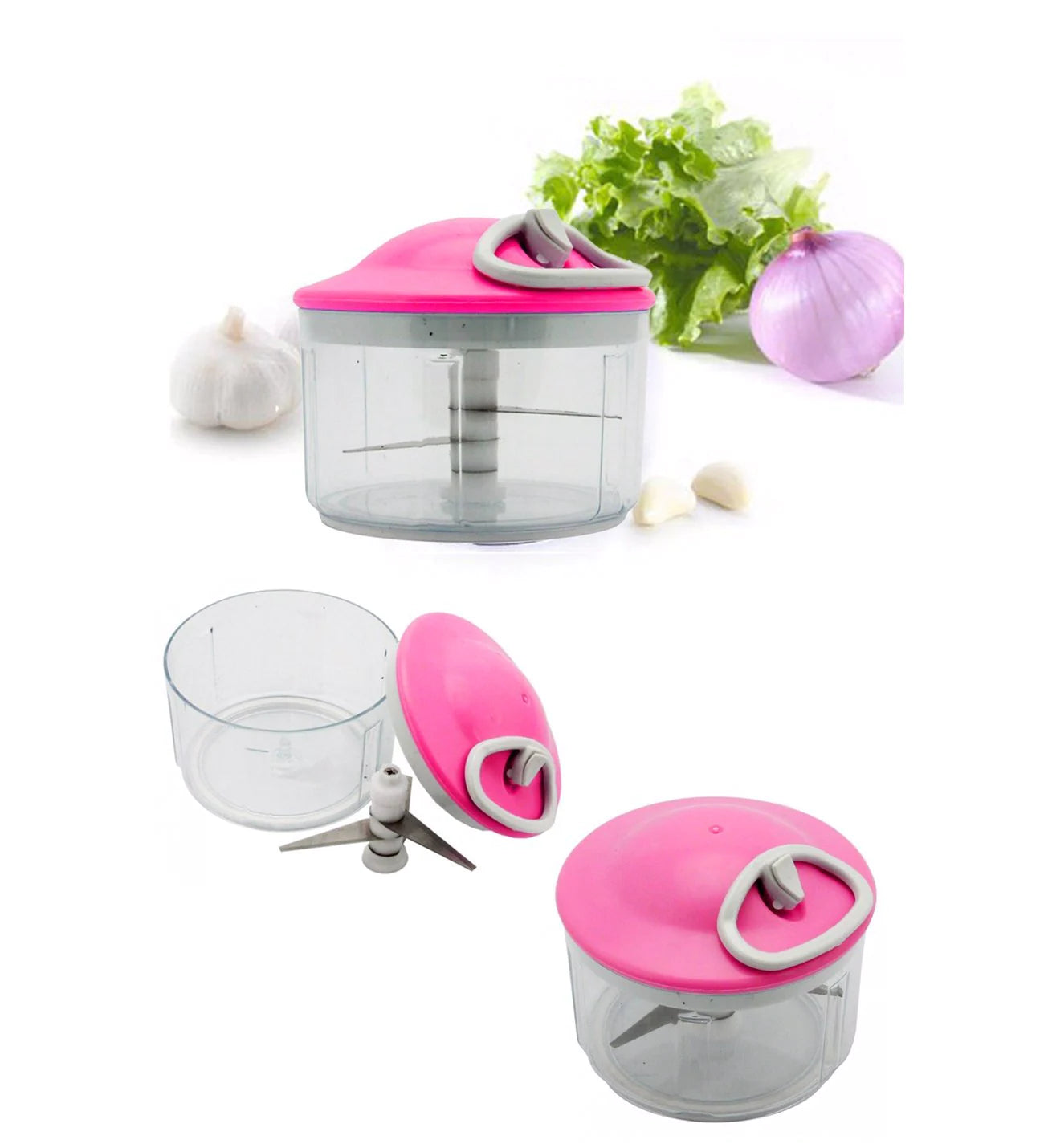 İpli Çekmeli 3 Bıçaklı Pratik El Rondosu