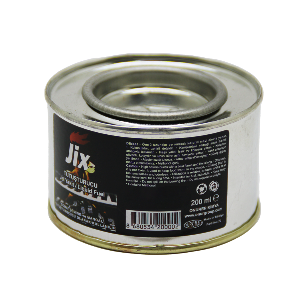 JİX TUTUŞTURUCU 200ML TENEKE JEL YAKIT