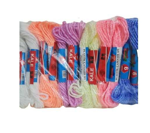 Kale Plastik Çamaşır İpi 8 Metre 24 Adet