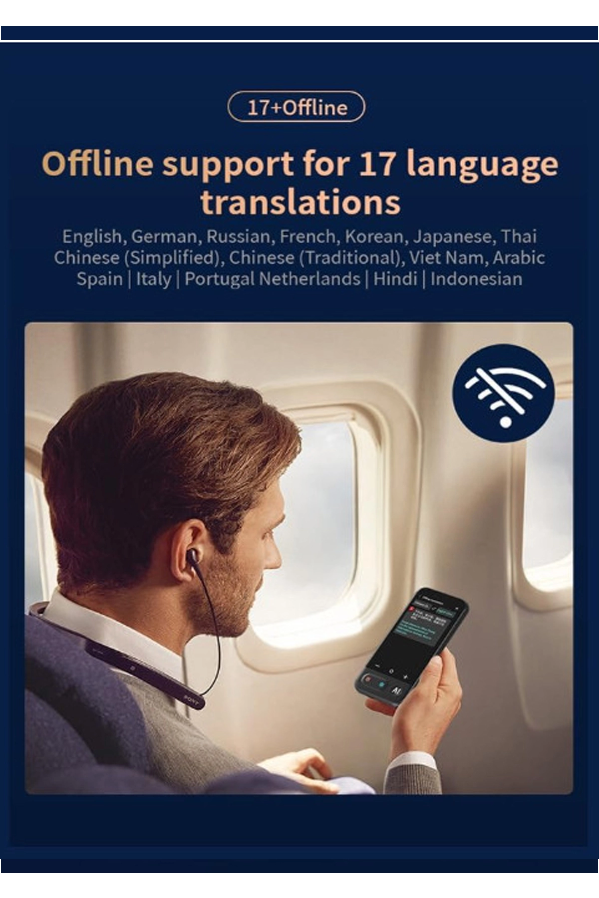 Kameralı 140 Dilde Wifi Özellikli Translator Elektronik Çeviri Cihazı Türkçe Menü