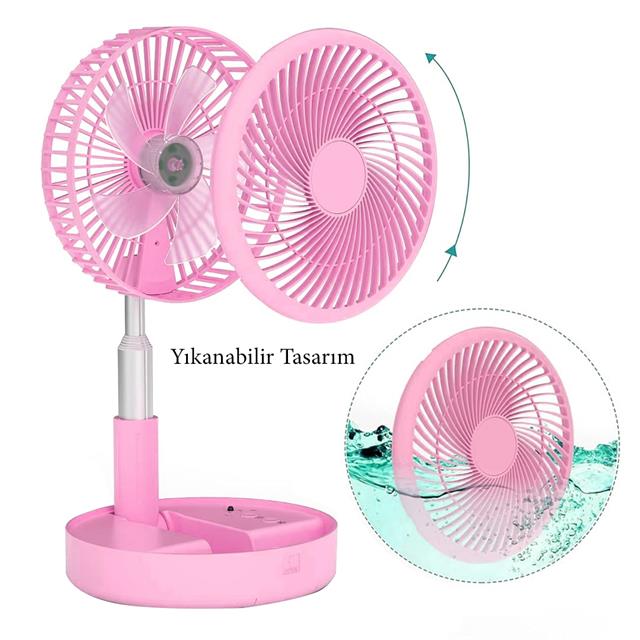 Katlanabilir Yükseltilebilir Taşınabilir Fan Vantilatör
