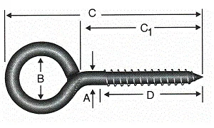Kaynaklı Vida 8x190 - 50 Adet