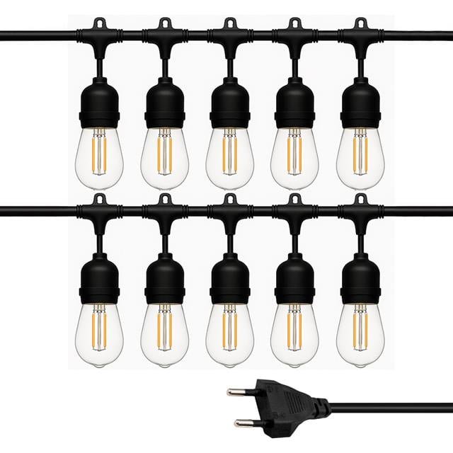 KB00002 10&amp;apos;lu E27 Duy Sıralı 10 Metre Lamba Kablosu