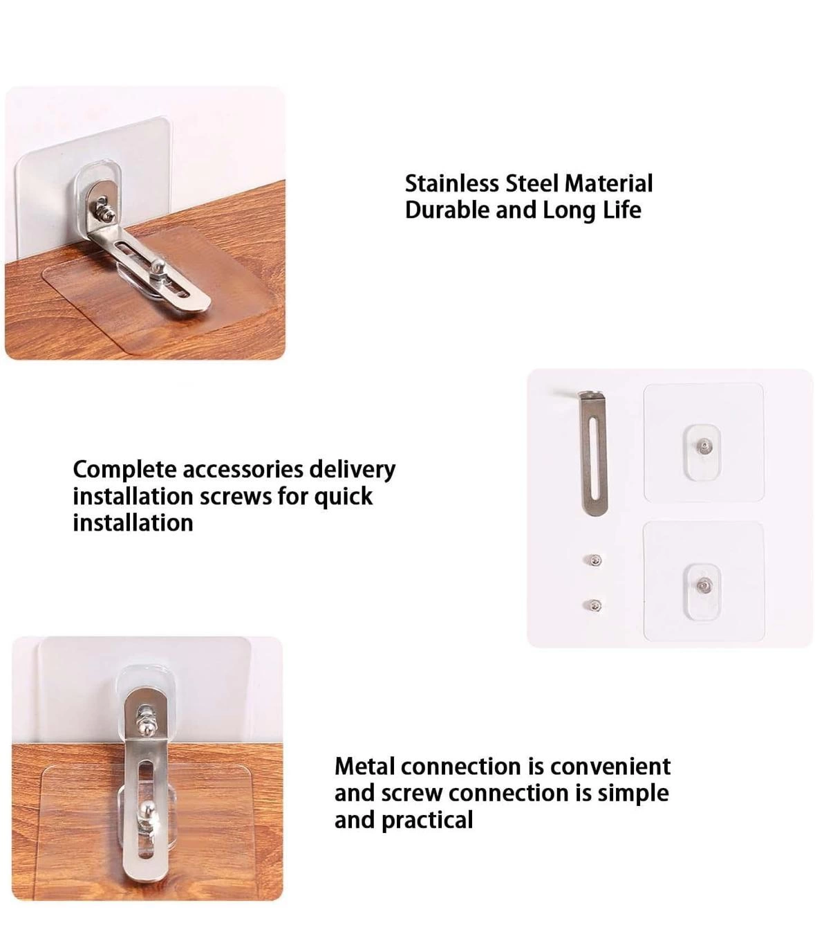 Kendinden Yapışkanlı Mobilya Sabitleme Aparatı