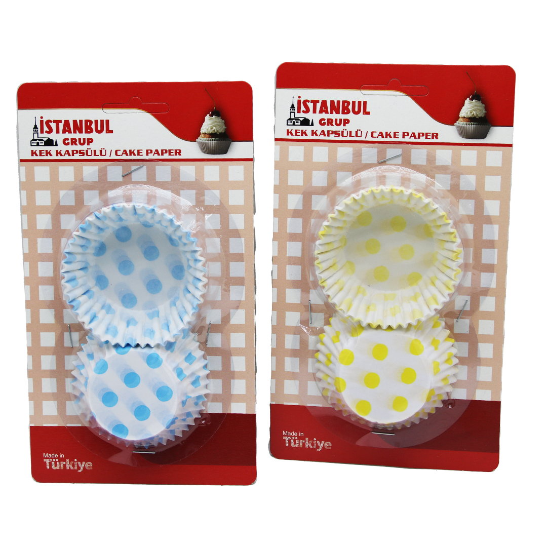 KIRMIZI KARTELA - BÜYÜK MUFFİN KAĞIT KEK KAPSÜLÜ