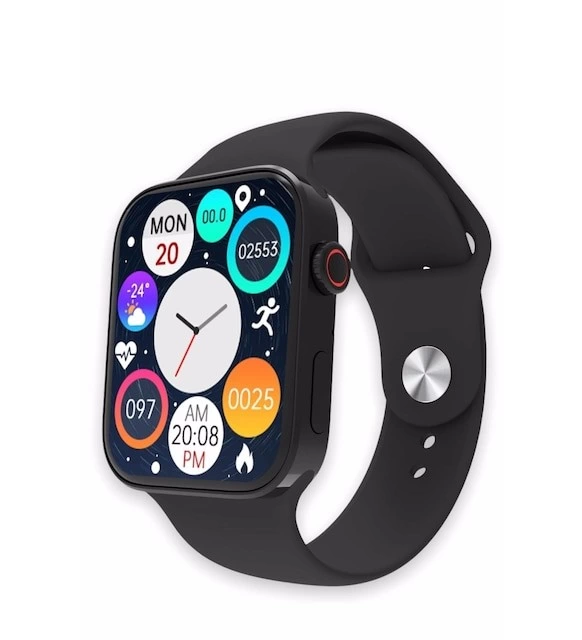 Konuşma Özellikli Smart Watch 7 Akıllı Saat Su Geçirmez Yan Tuşlu Köşeli Yeni Alüminyum Kasa