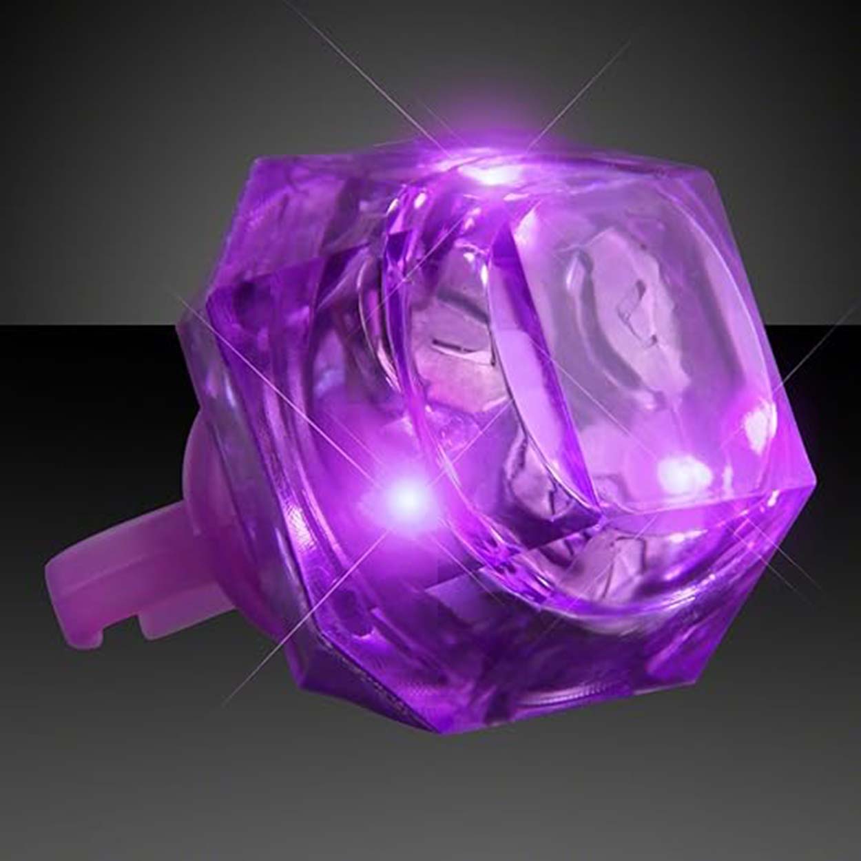 Светодиодная лампа Crystal Design, 3 режима, фиолетовое кольцо, 3,5 х 5 см