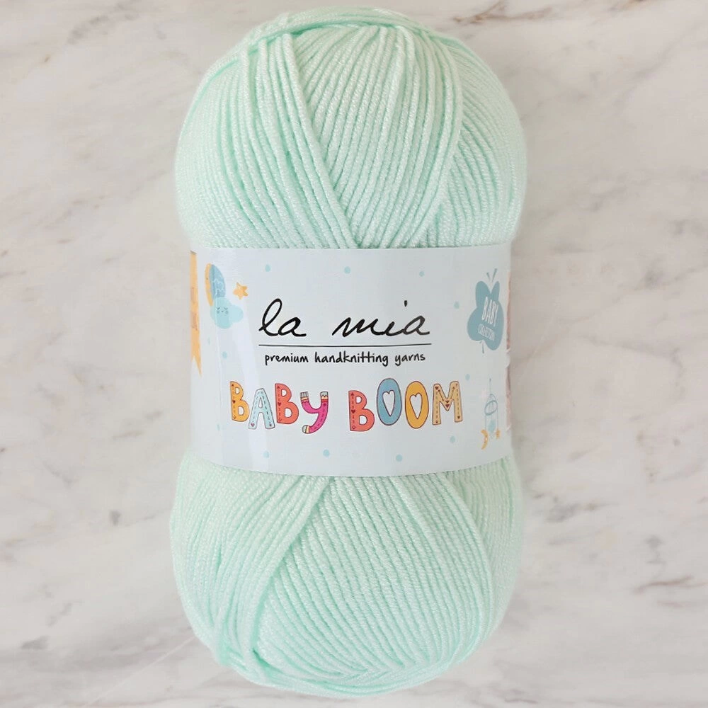 La Mia Baby Boom Bebe Yeşili El Örgü İpi - 1443 - 34131