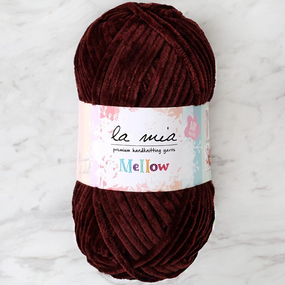 La Mia Mellow Kahverengi El Örgü ipi - 920 - 34165