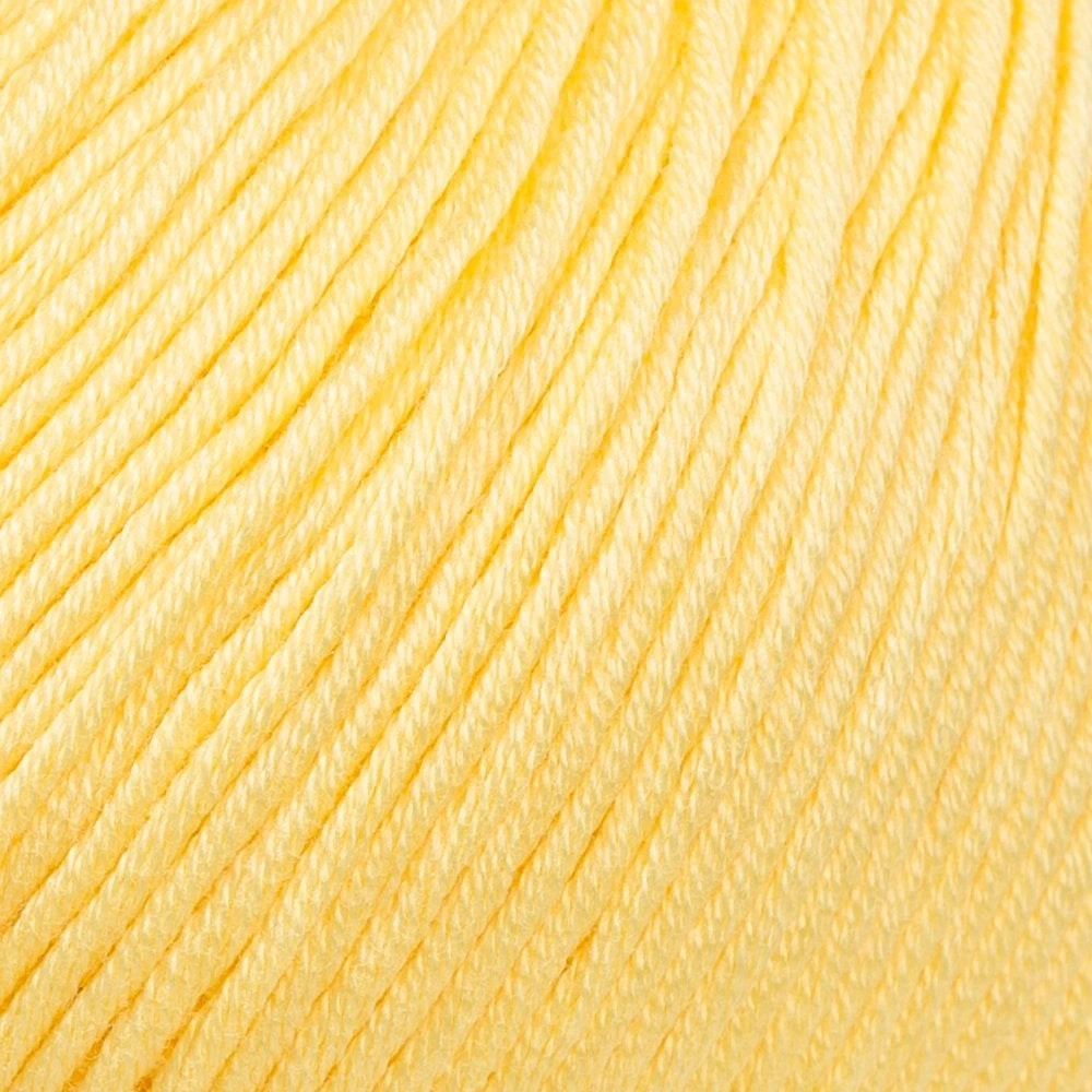 La Mia Mercerized Cotton Sarı El Örgü İpi - 177 - 33584