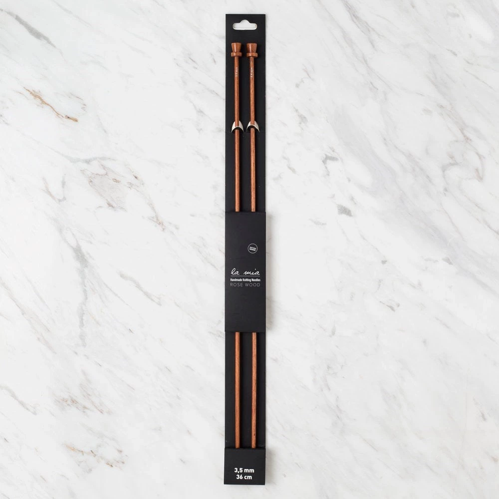 La Mia Rosewood 3.5 mm 36 cm Ahşap Örgü Şişi
