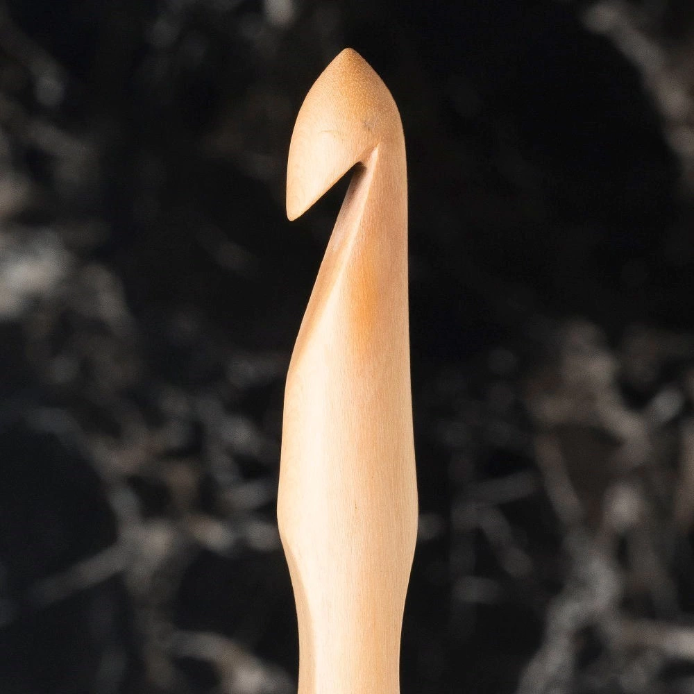 La Mia Whitewood 12 mm 15.5 cm Ahşap Yün Tığ