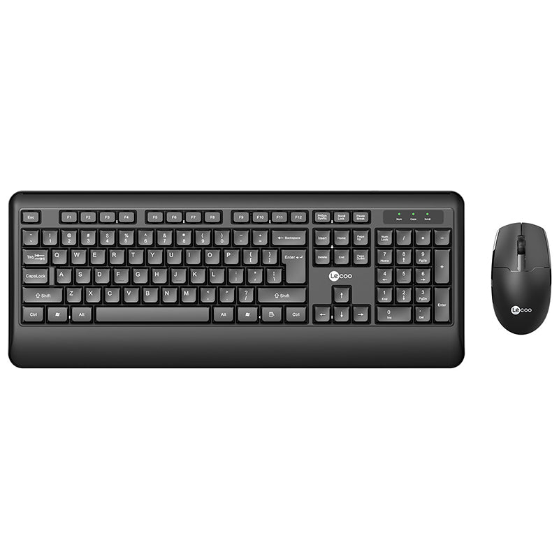 LENOVO LECOO KW202 KABLOSUZ Q KLAVYE  MOUSE SET SİYAH