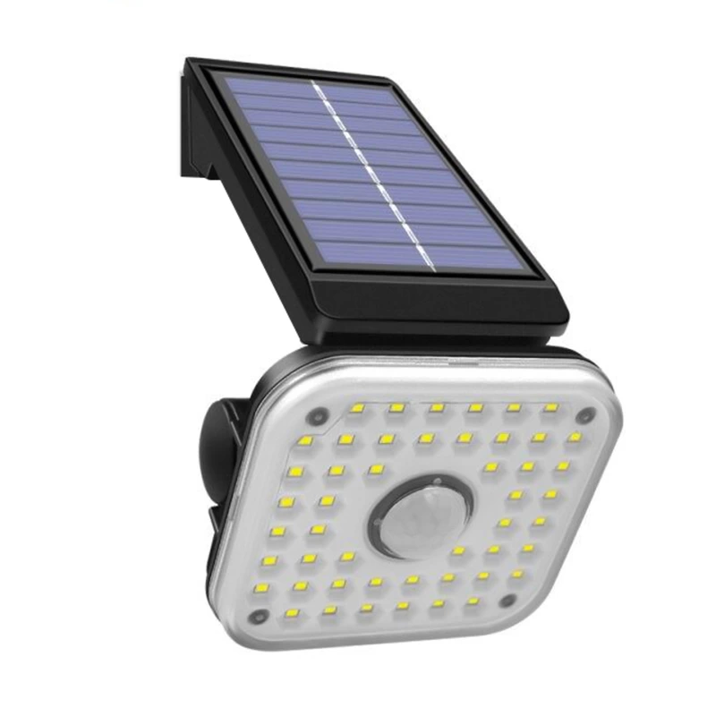 Lf-1750B 48 Smd Ledli 3 Modlu Sensörlü Solar İnduksiyon Duvar Lambası