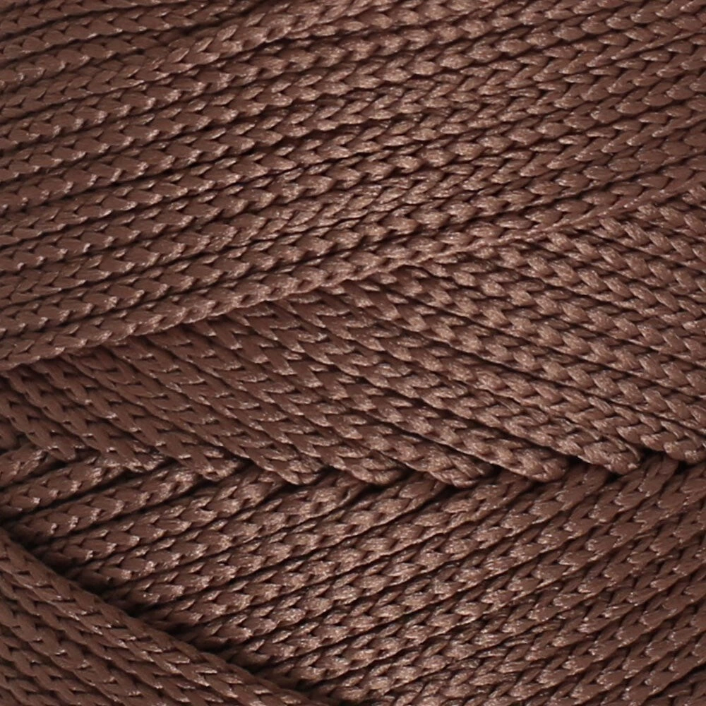 Loren Polyester Soft Macrame Kahverengi El Örgü İpi - Lm032 - 34438