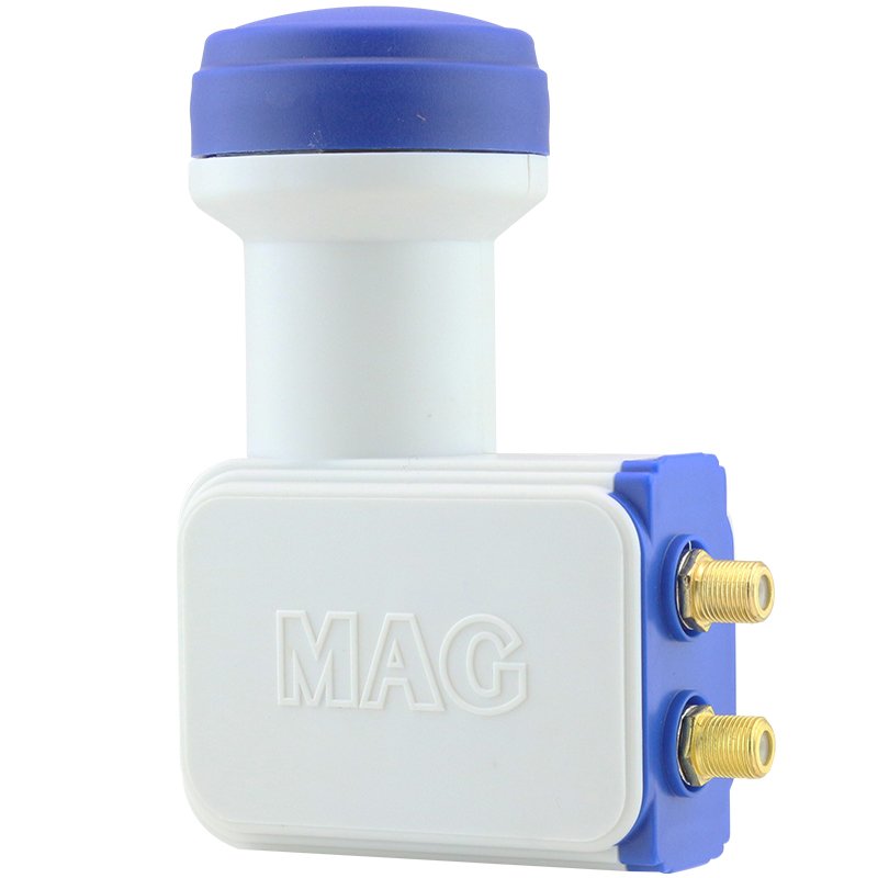 Mag double Twin Lnb Gold Tip Philips Chip 0.1db