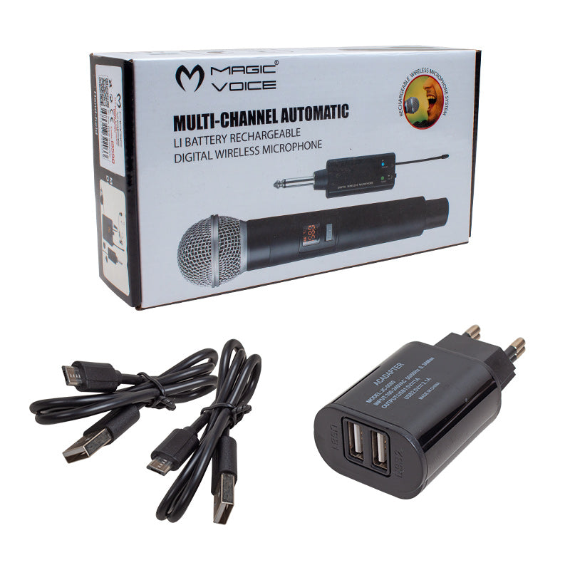 Беспроводной петличный микрофон UHF Magicvoice Mv-19599 