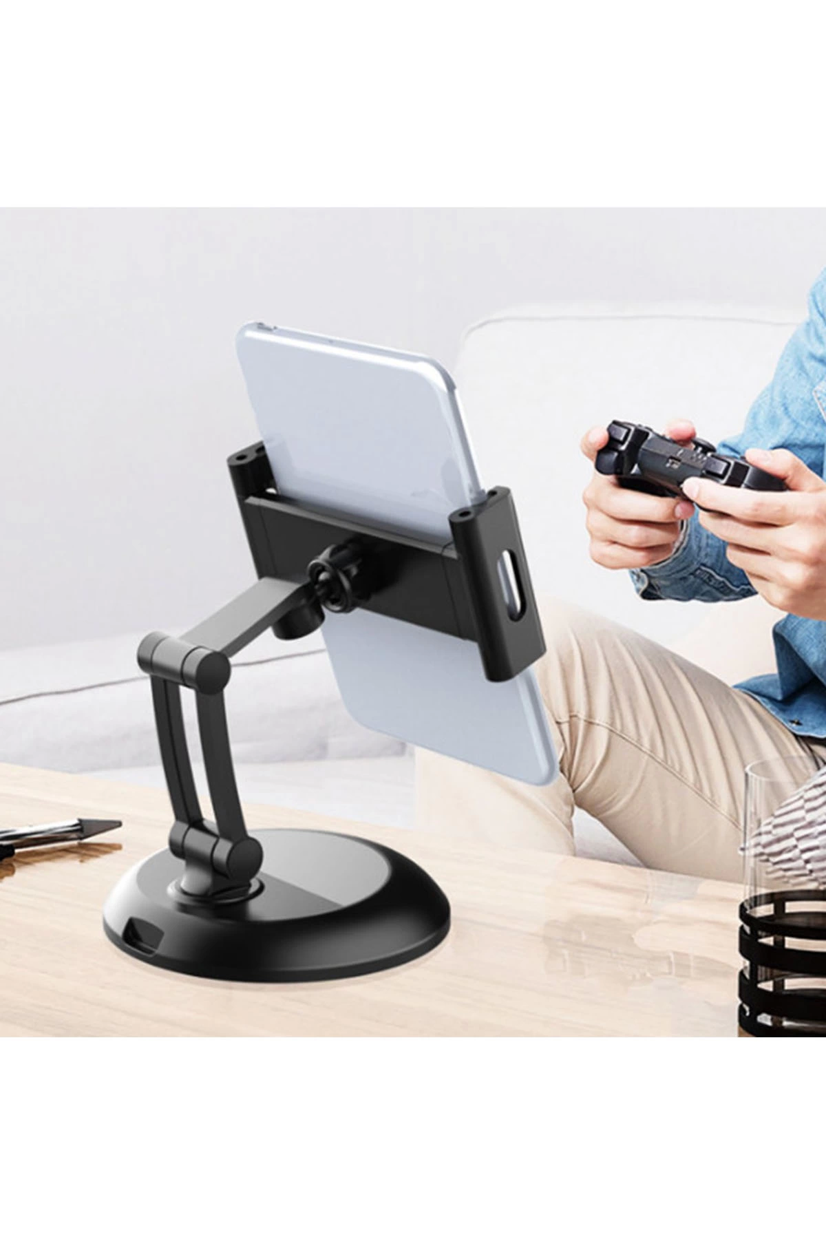 Masa Üstü 360 Derece Ayarlanabilir Tablet Tutucu Telefon Standı 6.3’’- 11 İnç’’ Masaüstü Tablet