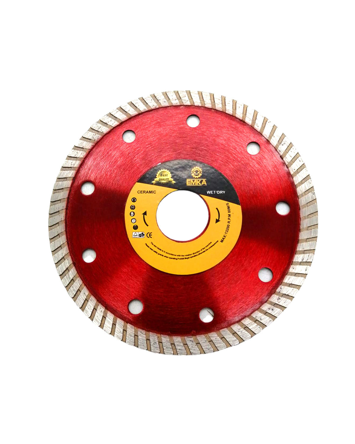 Mermer Granit Seramik İnce Hassas Turbo Kesici Disk 115X22.2-3Mm