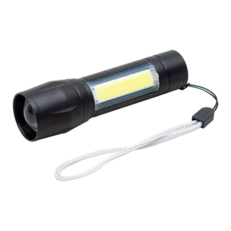 Металлический фонарик Power LED перезаряжаемый фонарик 