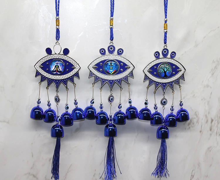 Metal Nazar Boncuğu Çan Alk3494