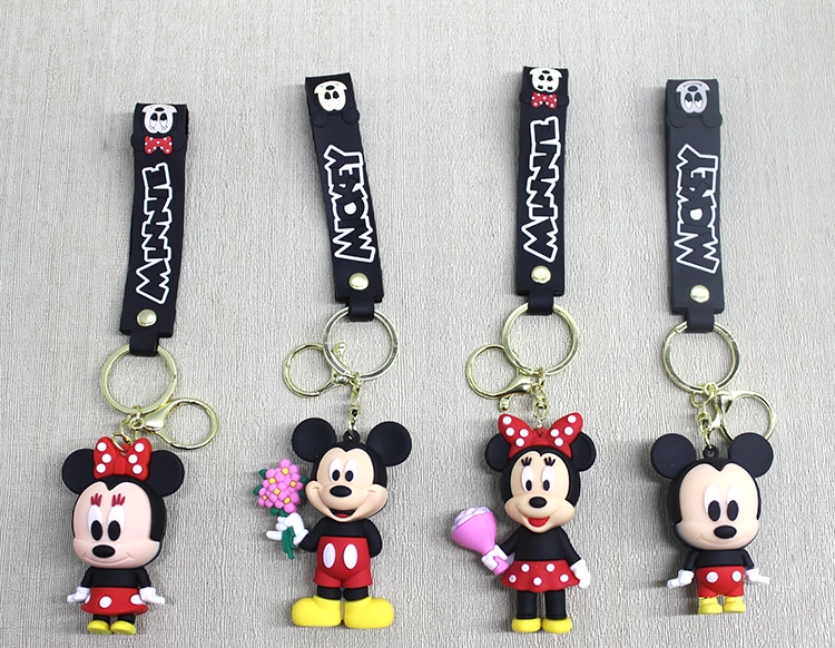 Miki Ve Mini Maus Silikon Anahtarlık Alk4262