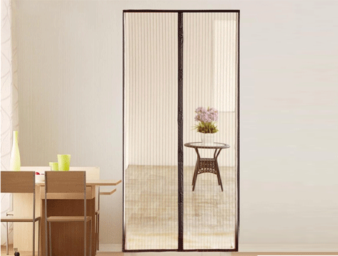 Mıknatıslı Kapı Sineklik Tülü-krem