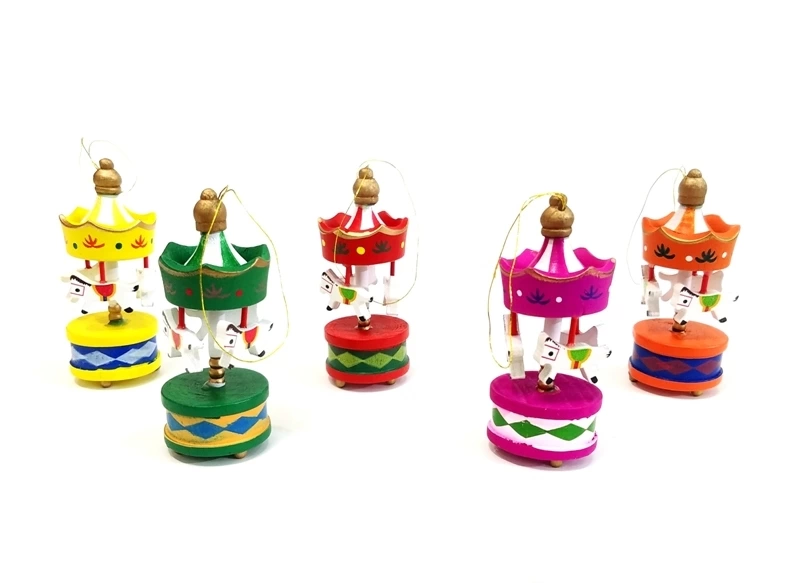 Mini Ahşap 6&039lı Atli Karinca