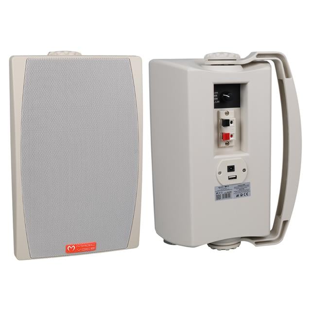 MV-03 16 CM 60 Watt Komütatörlü Hat Trafolu Beyaz Sütun Hoparlör