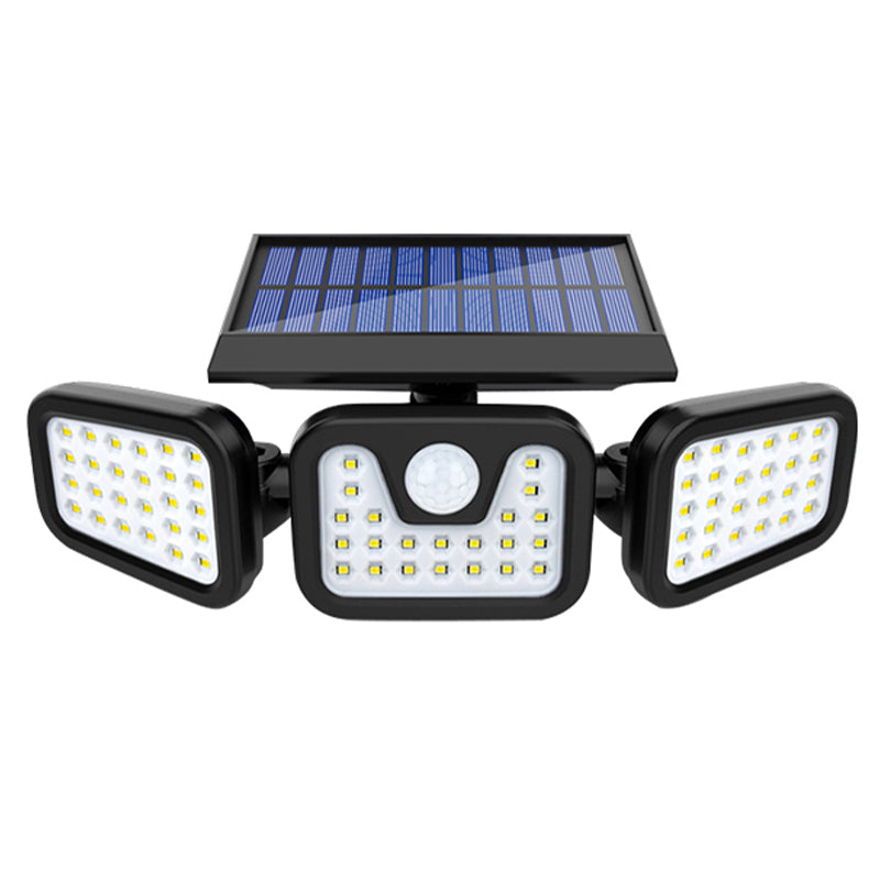 MX-W771A SENSÖRLÜ 3 MODLU 74 LEDLİ SOLAR AYDINLATMALI DUVAR LAMBASI