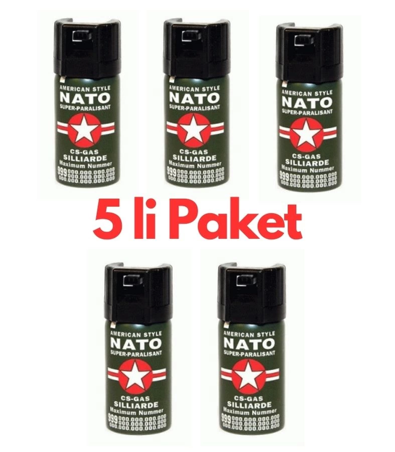 Bıber Özsavunma Gazıı 5 Adet Birden