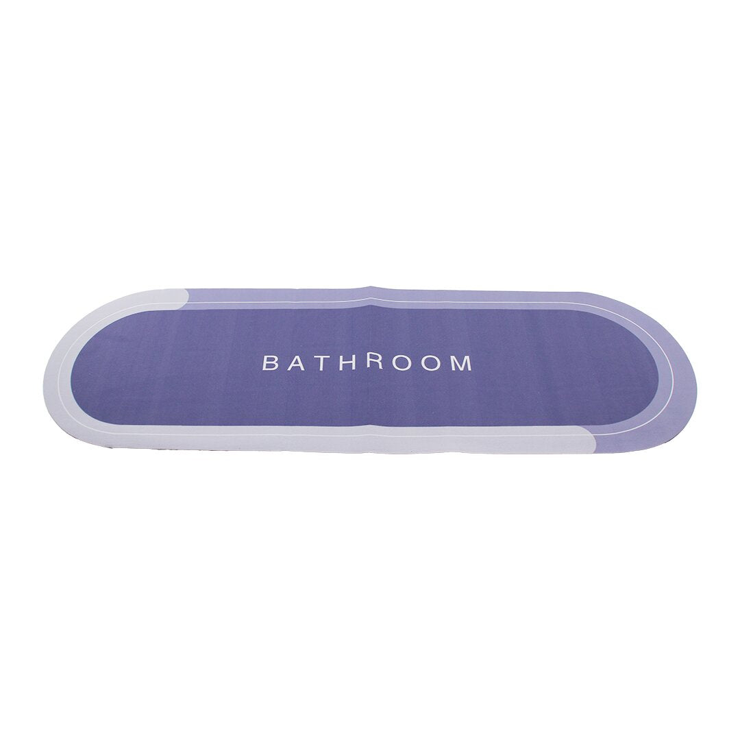 Овальный однотонный влагопоглощающий коврик для ванной Magic Bath Elastic 116 x 37,5 см