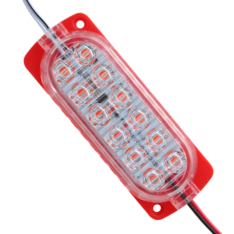 Parlak Yanıp Sönen Kırmızı Modül Led 2835 24 Volt 1.2 Watt