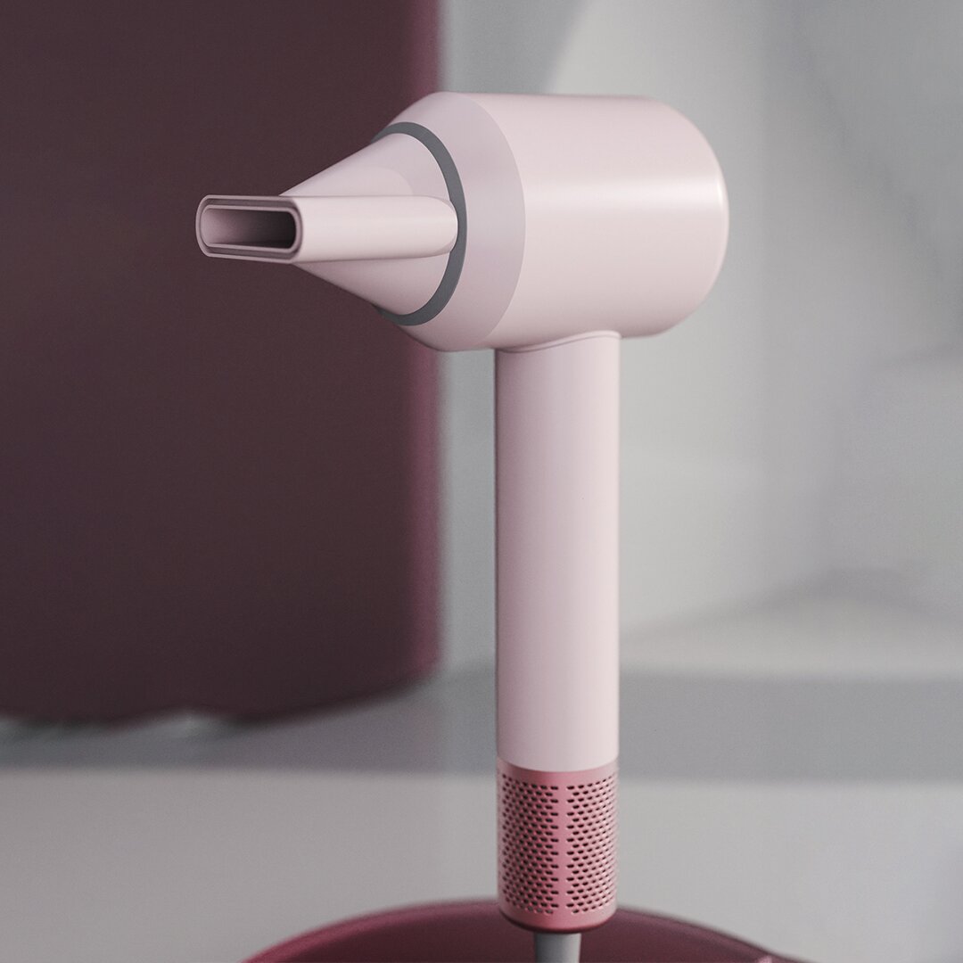 PEMBE BLDC TURBO MOTOR SAÇ KURUTMA MAKİNESİ 1500W3-KDM.HIZ4-KDM.ISIAYAR=SICAK-ILIK-HAFİF-SOĞUK SHD-