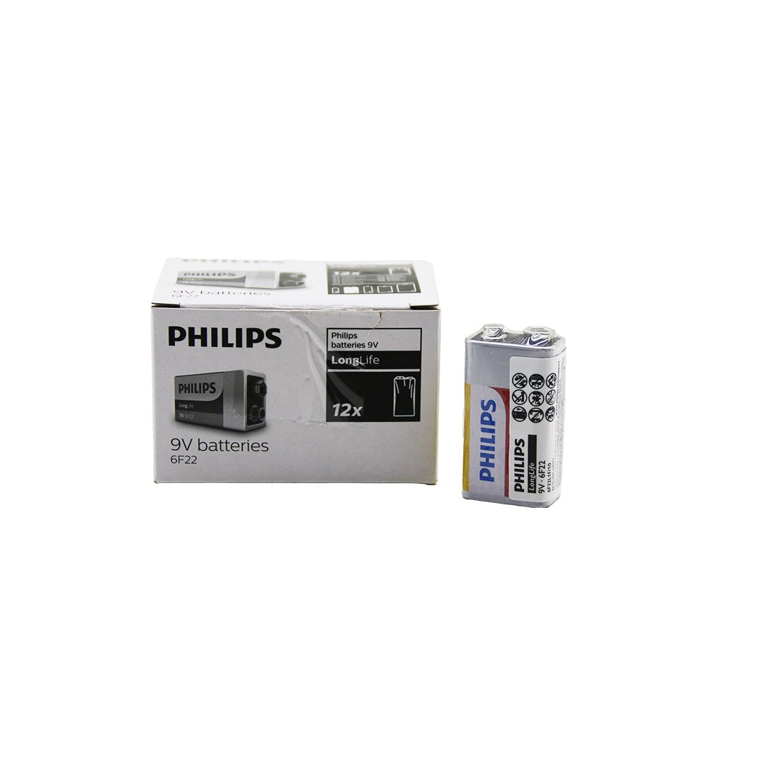 Аккумуляторы Philips 9 В, 12 шт.