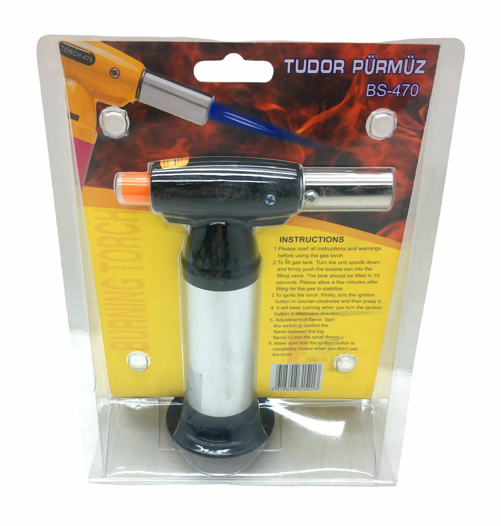 PÜRMÜZ TORCH NARGİLE ÇAKMAK BS-470
