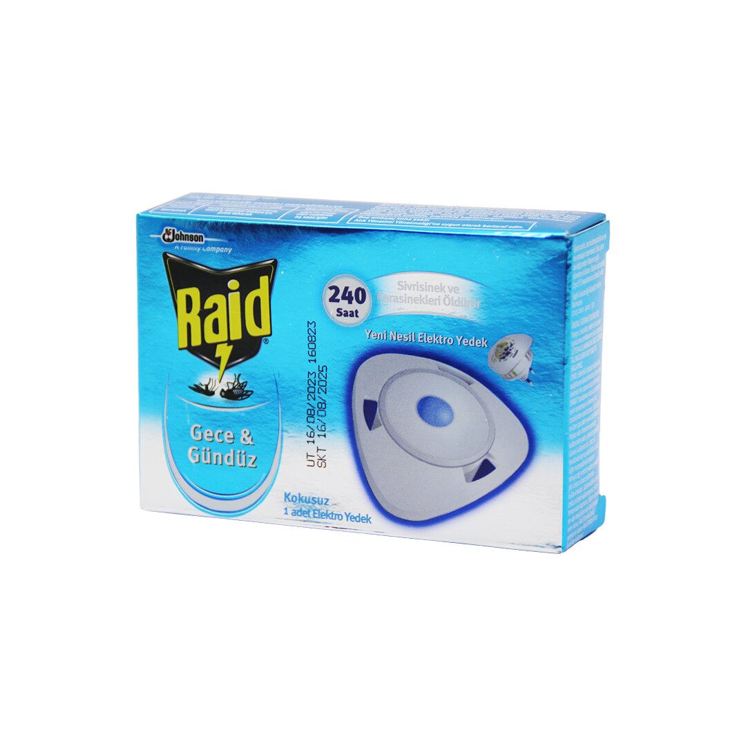 Raid Odorless Fly - Mosquito Killer Новое поколение Electro Spare Tablet 240 часов