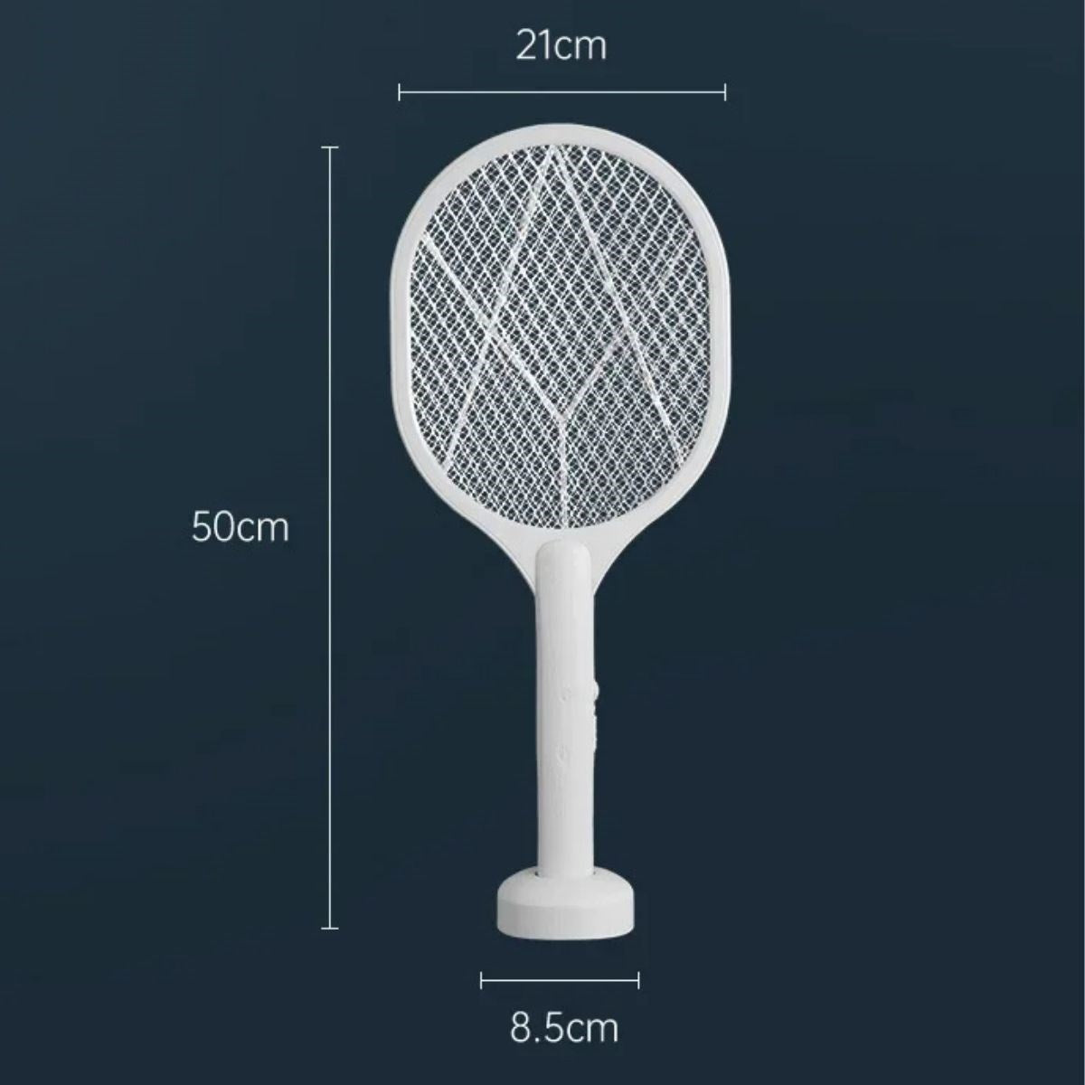 Настольная аккумуляторная ракетка-репеллент от комаров с фиолетовым светом, 5 Вт