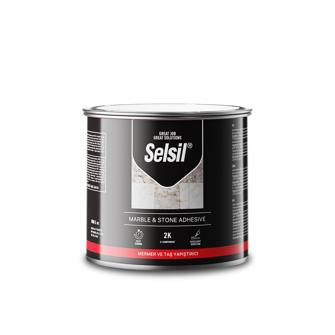 Selsil mermer - taş teneke seramik yapiştirici 250gr