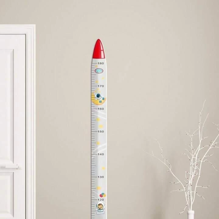 Sevimli Sarı Zürafa   Yeşil Dinazor   Deniz Kızı   Roket  Ağaç Boy Ölçüsü Sticker