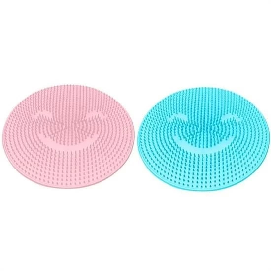 Silikon Fırçalı Banyo Masaj Matı ve  Ayaklar için Topuk Masaj Paspası