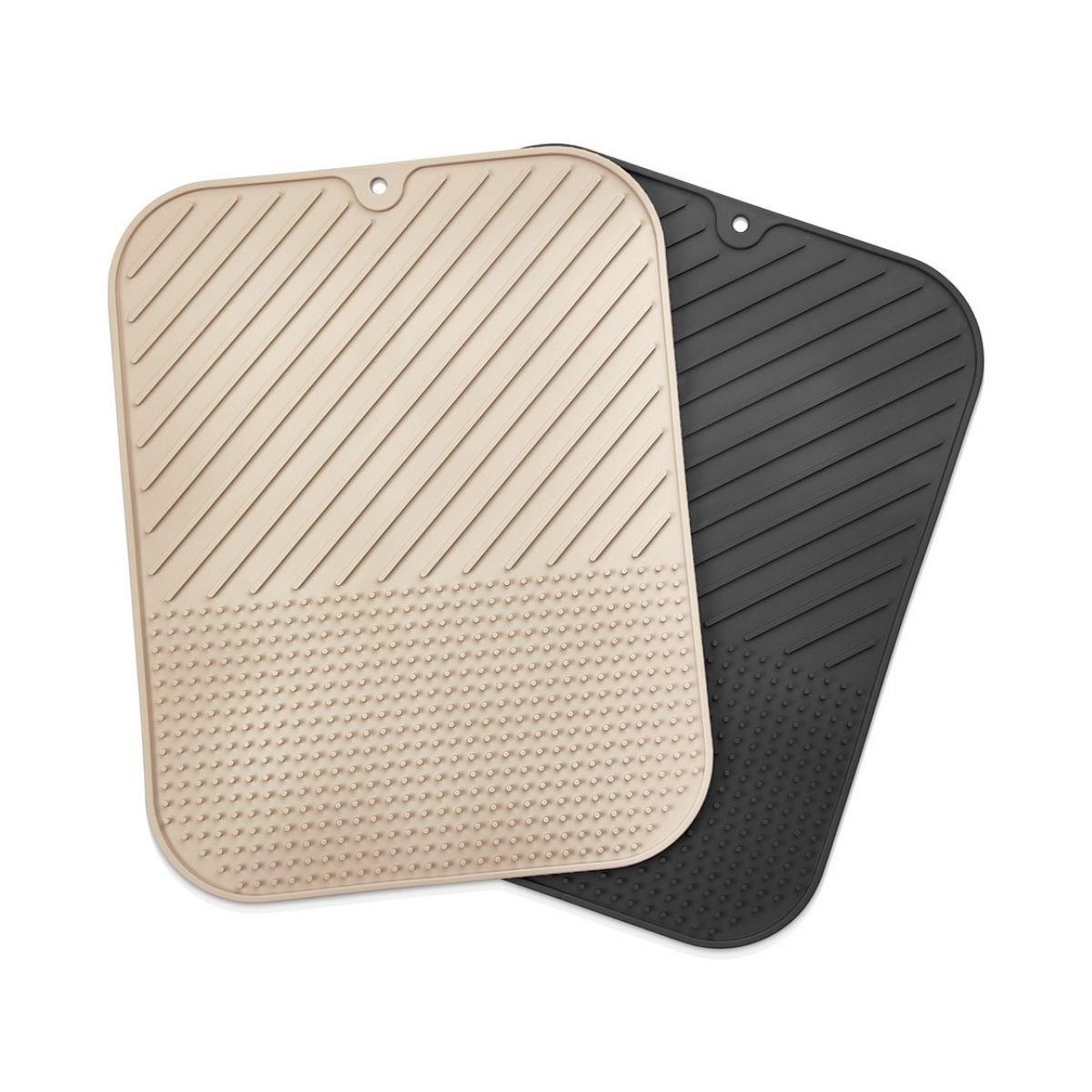 Силиконовый противоскользящий коврик для посуды на кухню, многофункциональная сушилка 36x28 см