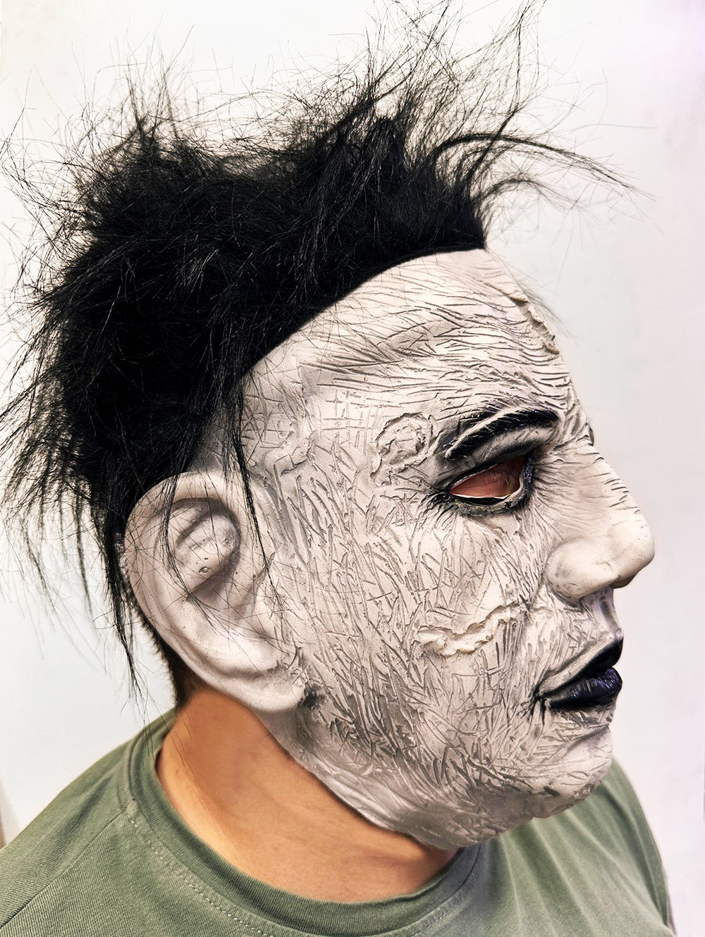 Маска ужаса из латекса Майкла Майерса на все лицо с клейкой мясной маской 
