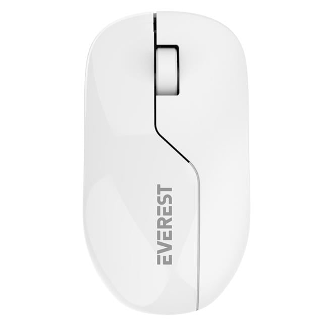 SMW-973 USB Beyaz-Mavi 2.4Ghz 1200DPI Kablosuz Optik Mouse 5 Metre Menzilli