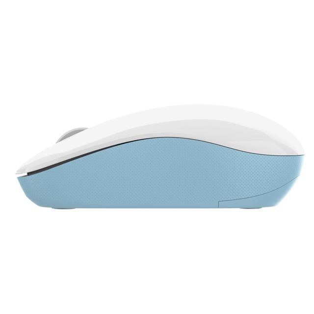 SMW-973 USB Beyaz-Mavi 2.4Ghz 1200DPI Kablosuz Optik Mouse 5 Metre Menzilli