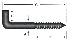 Şofben Çivisi No 1 / 5.8x50 - 100 Adet