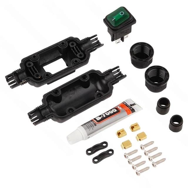 Su Geçirmez Beyaz Kablo Switch 4 Pin