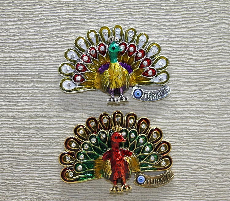 Swaroski Tavuskuşu Magnet Alk3852