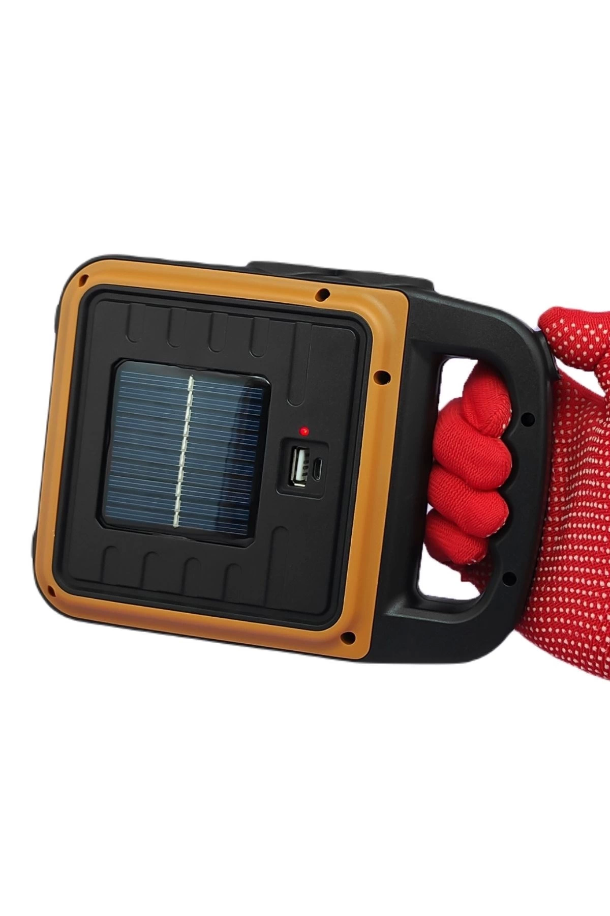 Taşınabilir 4 Farklı Fonksiyonlu Güneş Enerjili ve USB ile Şarj Olabilen Portatif Led Işıldak HS-80